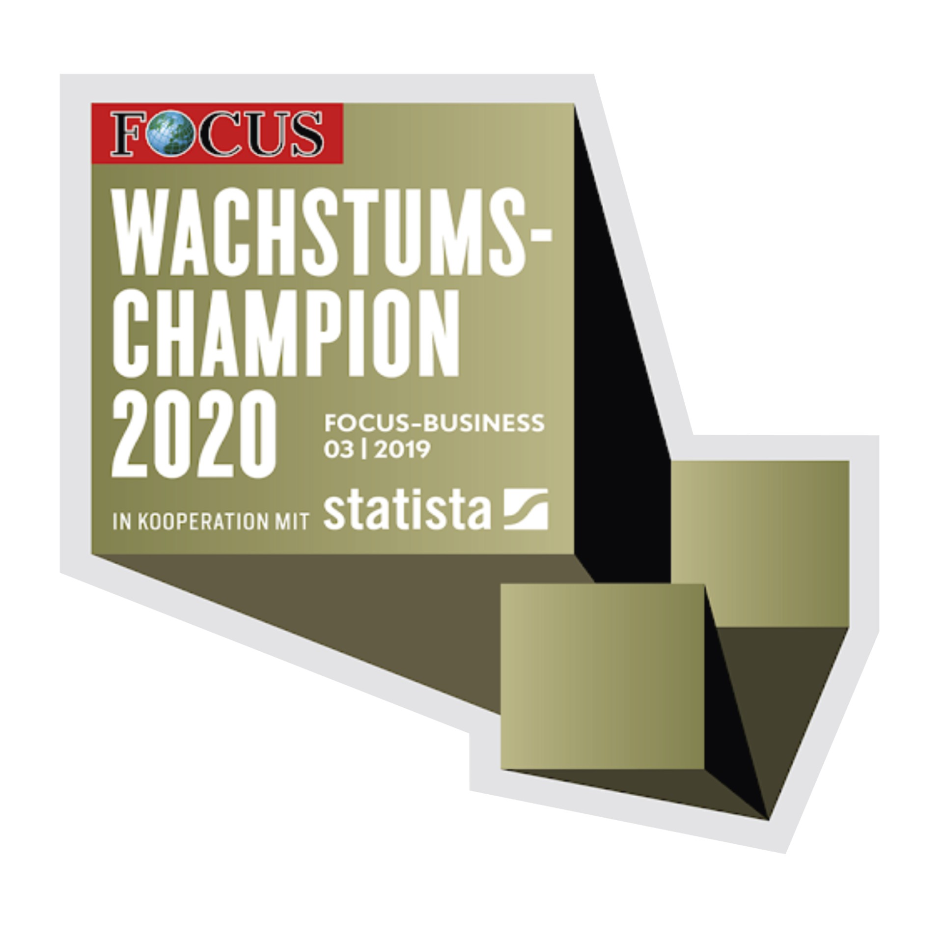 Siegel Wachstums-Champion 2020
