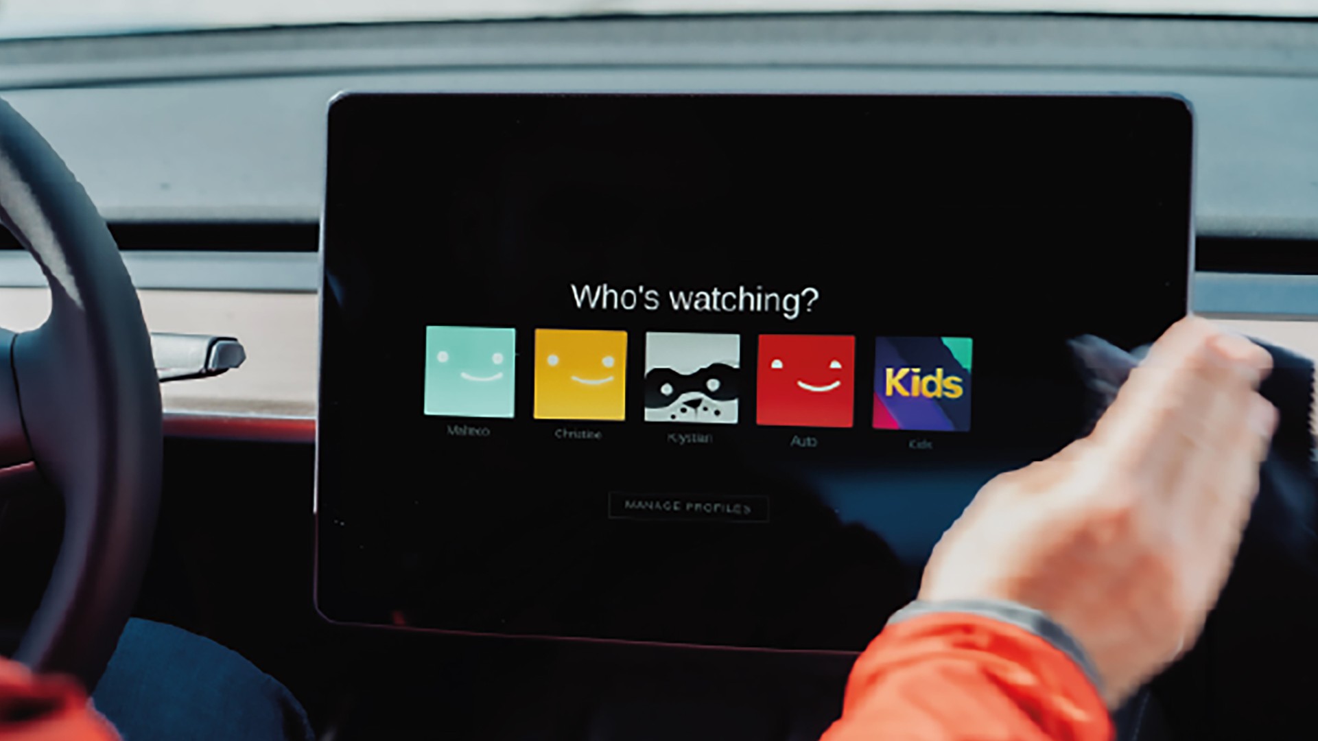 Netflix's "who is watching" screen
